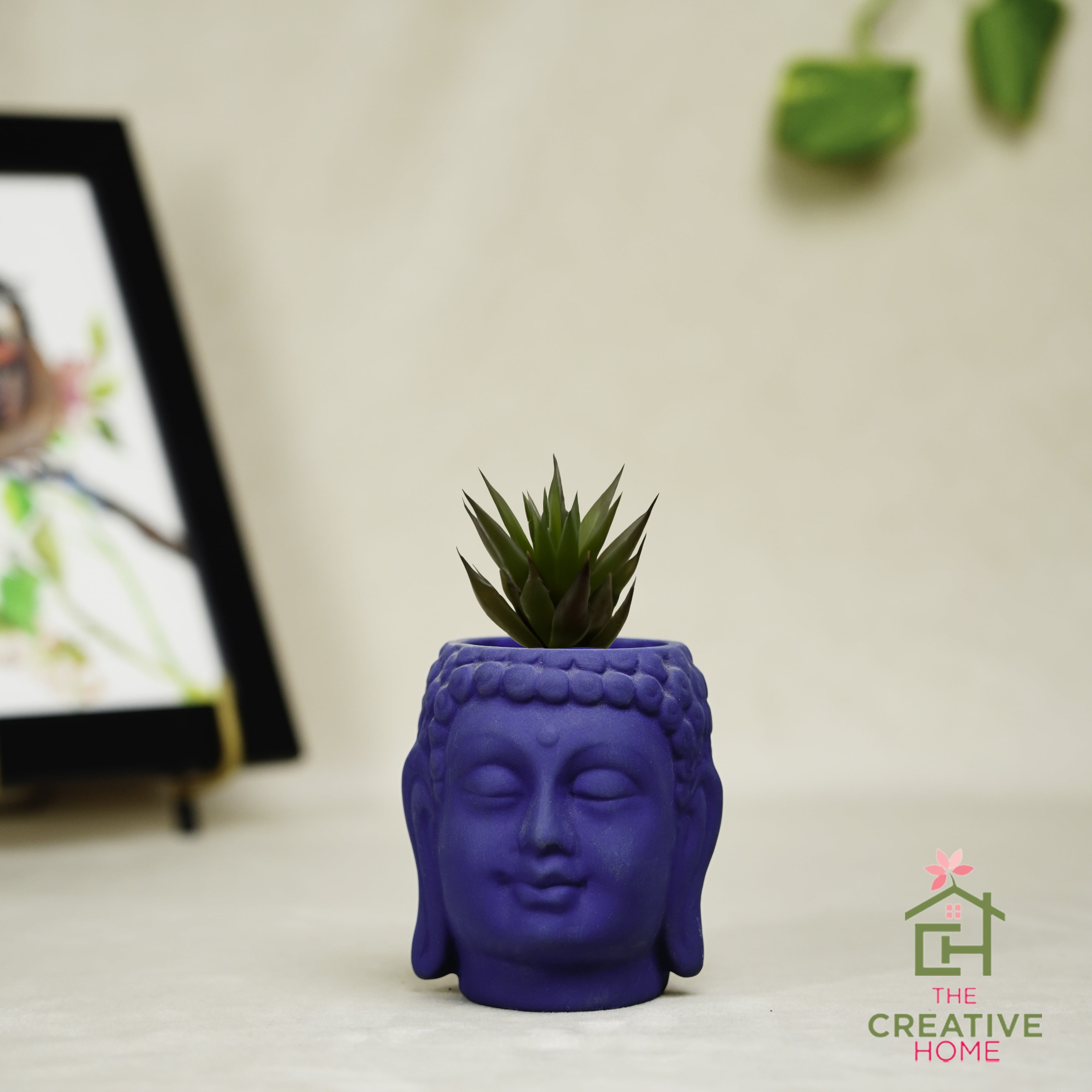 Buddha Small Pot - Blue