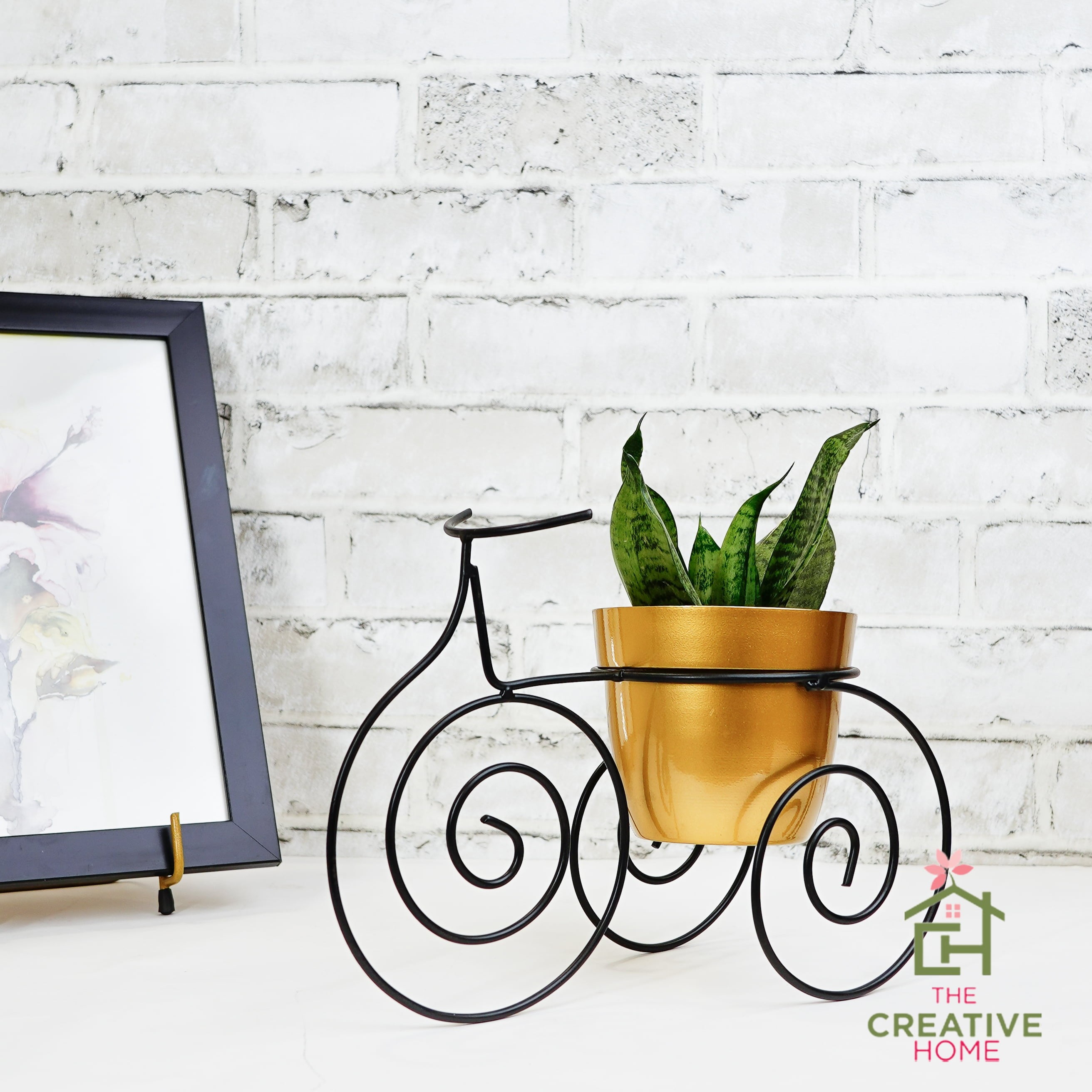 Circular Cruiser Planter - Golden